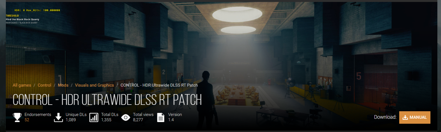 《Control(操纵)游戏添加官方HDR适用，开发者“为爱发电”